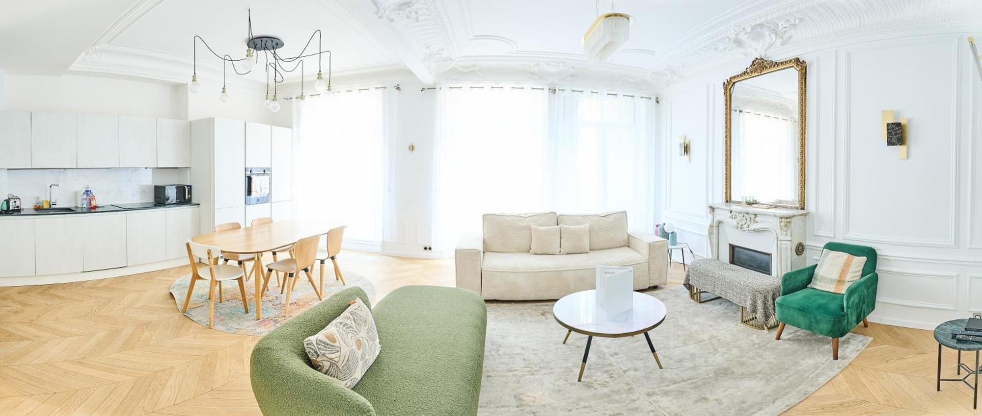 Champs Elysees!Montaigne, New Luxurious 6Pers Flat Paris Eksteriør billede